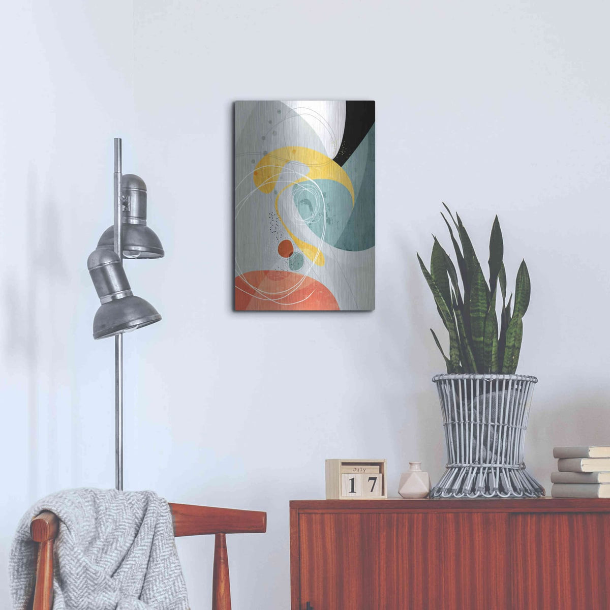'Galactic 02 - Crossings' by Ishita Banerjee – Metal Wall Art, 16x24 room view
