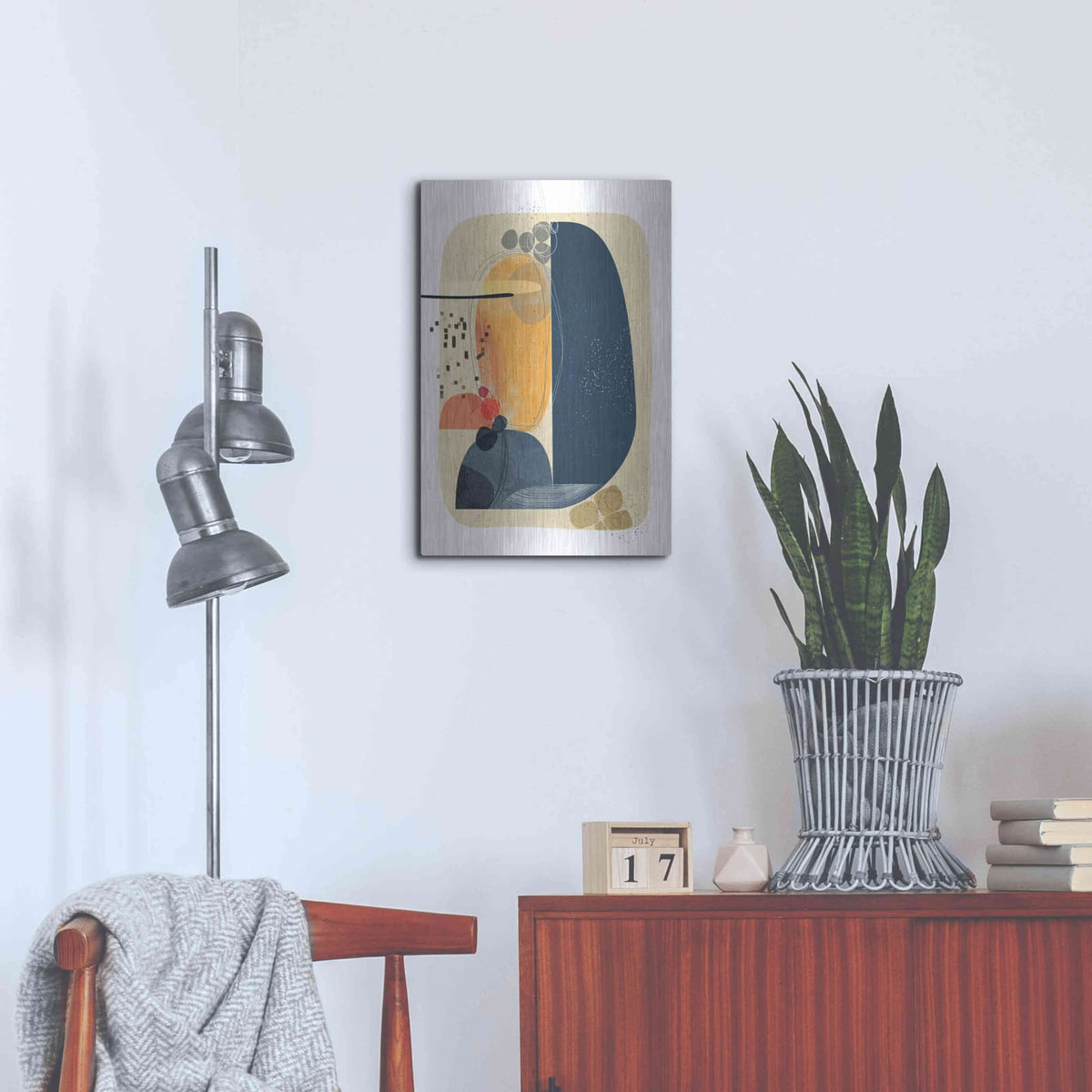 'Grounded' by Ishita Banerjee – Metal Wall Art, 16x24 room view