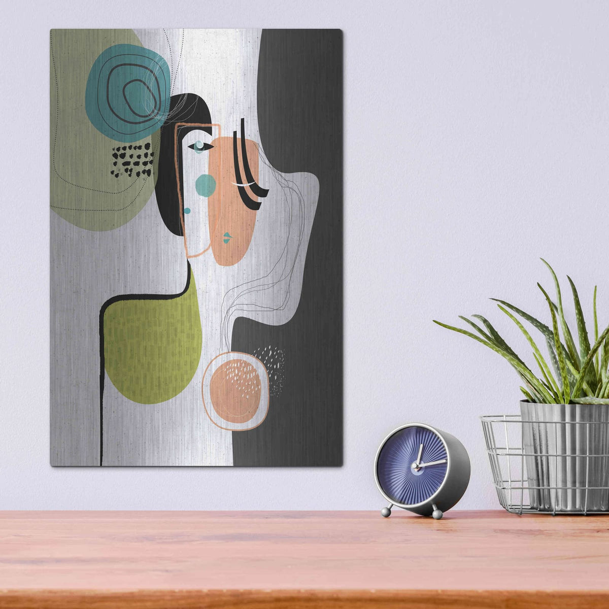 'Love In Pieces' by Ishita Banerjee – Metal Wall Art, 12x16 room view