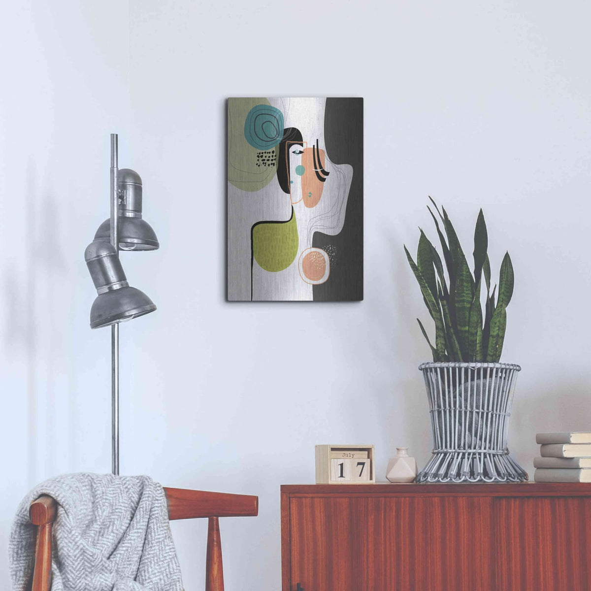 'Love In Pieces' by Ishita Banerjee – Metal Wall Art, 16x24 room view