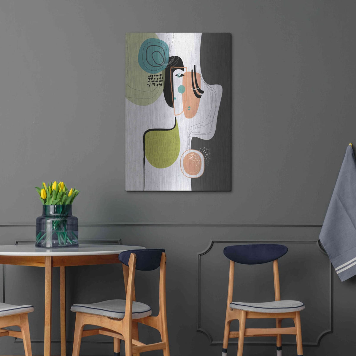 'Love In Pieces' by Ishita Banerjee – Metal Wall Art, 24x36 room view