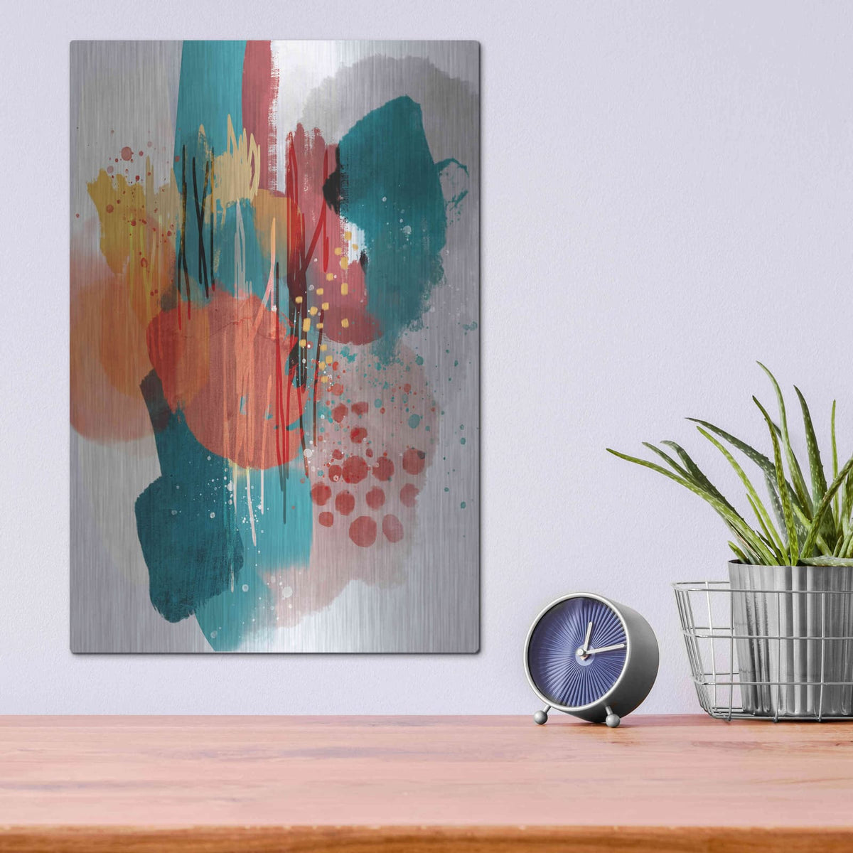 'Lyrics' by Ishita Banerjee – Metal Wall Art, 12x16 room view
