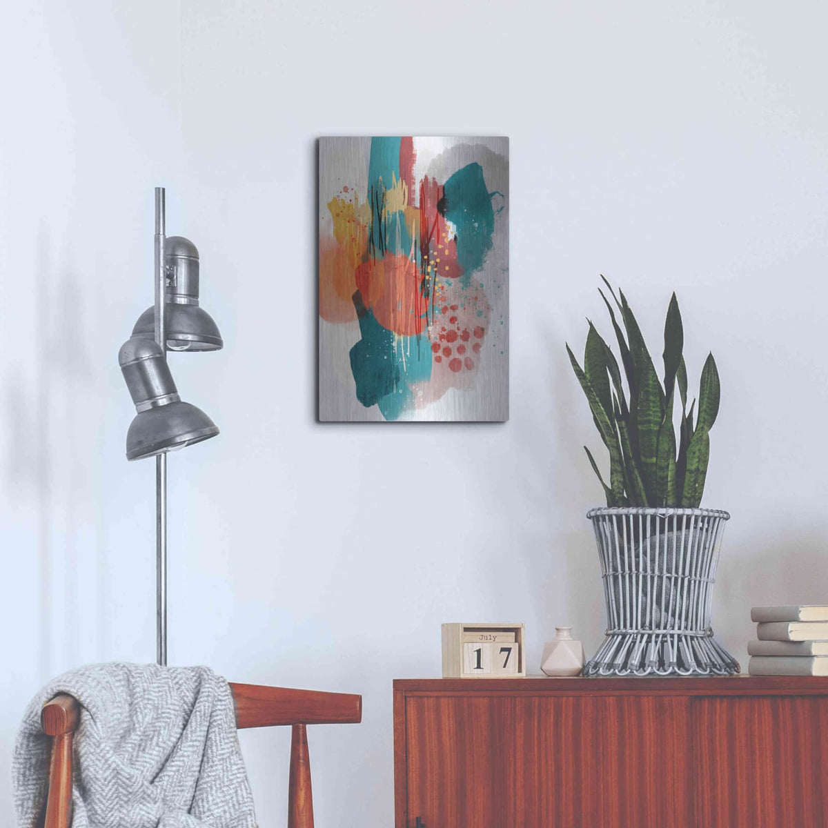'Lyrics' by Ishita Banerjee – Metal Wall Art, 16x24 room view