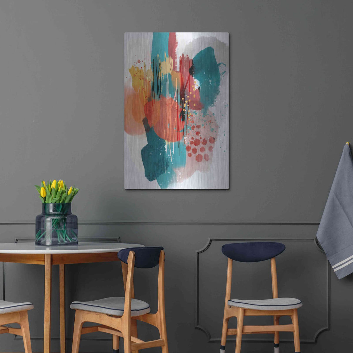 'Lyrics' by Ishita Banerjee – Metal Wall Art, 24x36 room view
