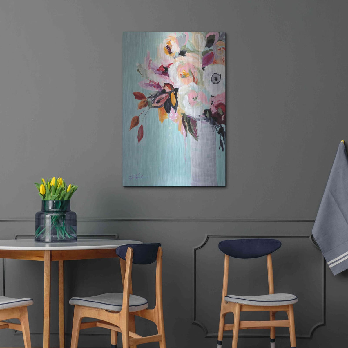 'Fall Into Summer' by Jacqueline Brewer – Metal Wall Art, 24x36 room view