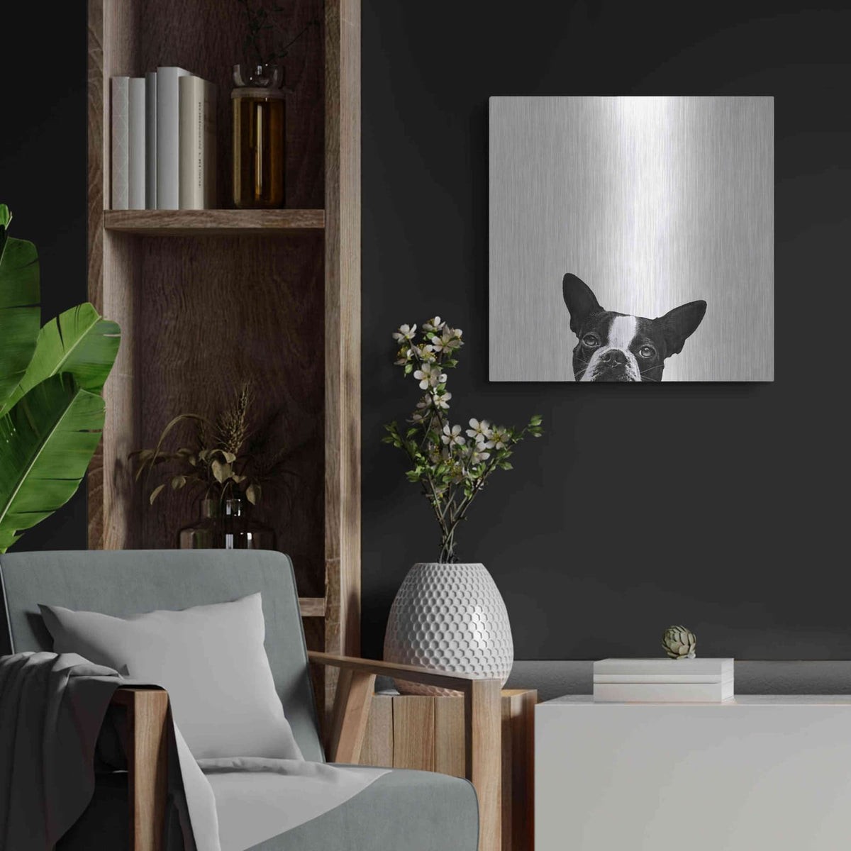 'Loyalty' by Jon Bertelli – Metal Wall Art, 24x24 room view