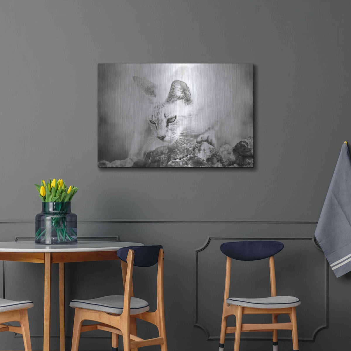 'The Heart of a Lion' by Jon Bertelli – Metal Wall Art, 36x24 room view