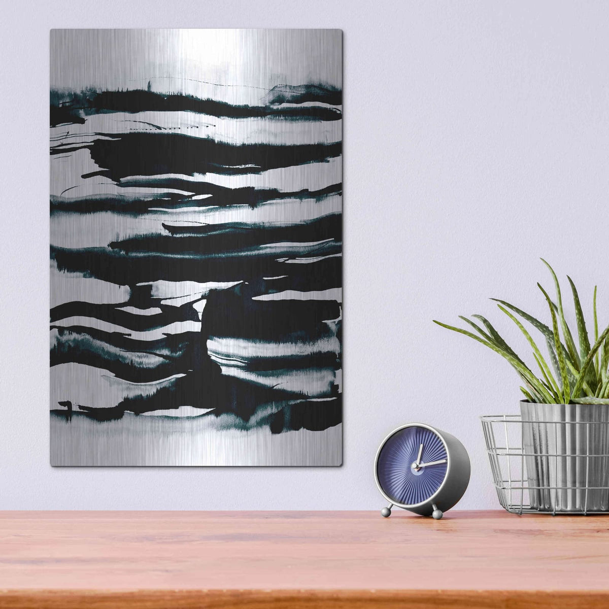 'City Spaces 3' by Lesia Binkin – Metal Wall Art, 12x16 room view