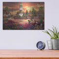 'Love Lifted Me' by Chuck Pinson – Metal Wall Art, 16x12 room view
