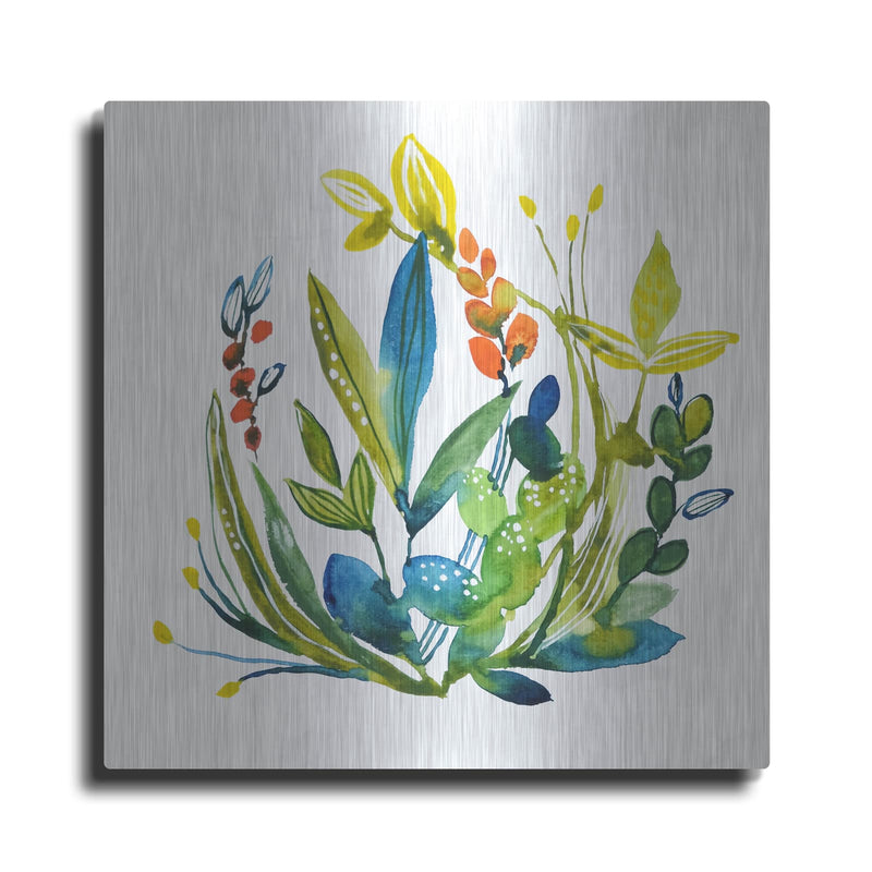 'English Garden 3' by Lesia Binkin – Metal Wall Art