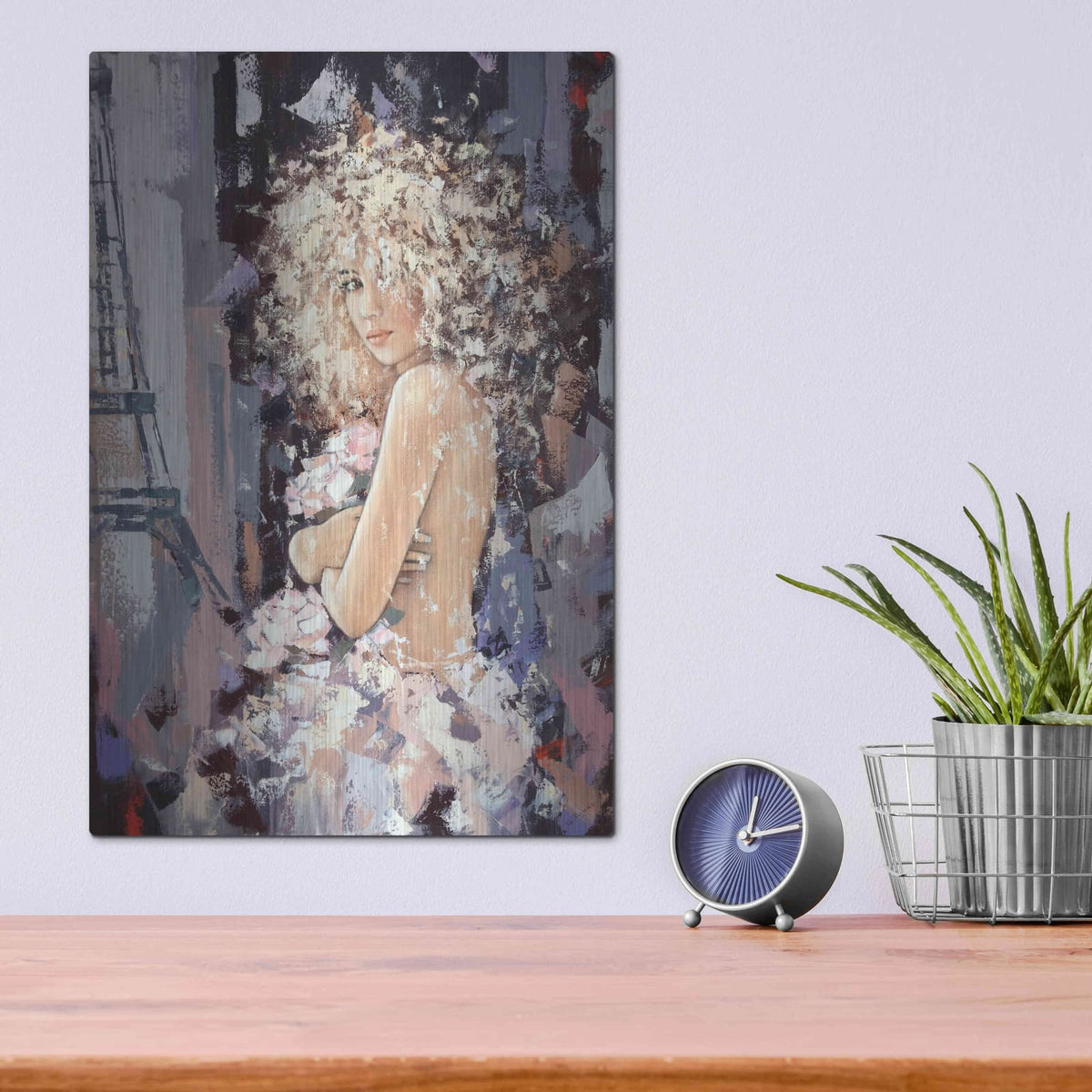'Aromas of Paris' by Alexander Gunin – Metal Wall Art, 12x16 room view