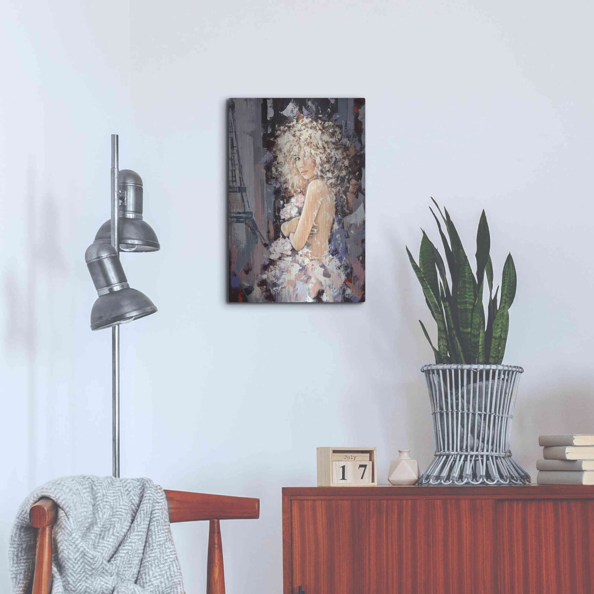 'Aromas of Paris' by Alexander Gunin – Metal Wall Art, 16x24 room view
