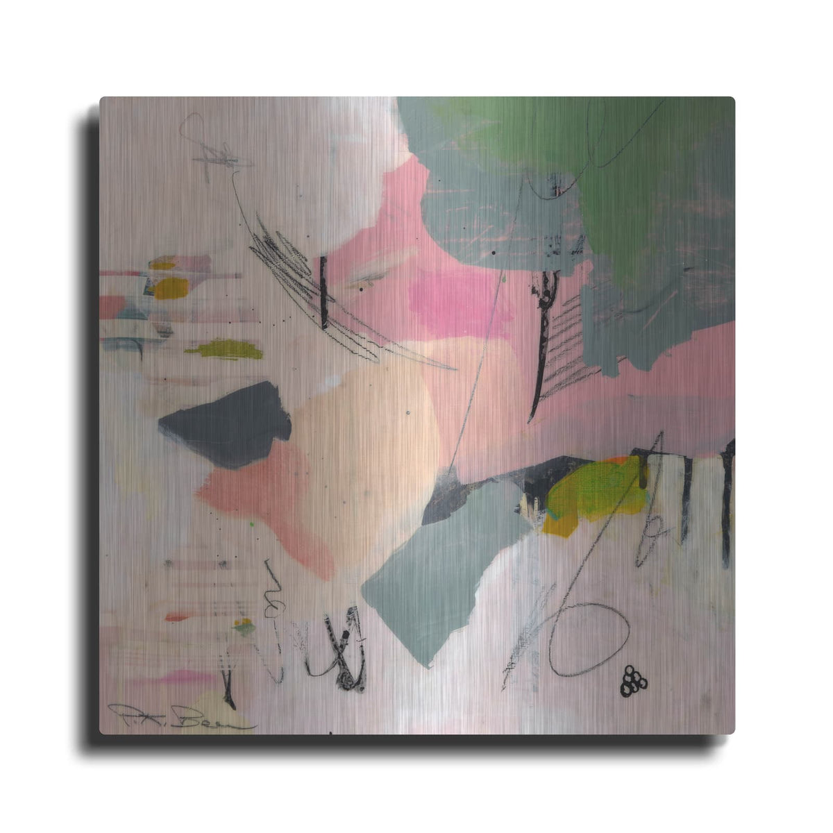 'Sylvan Zephyr No. 1' by Pamela Beer – Metal Wall Art