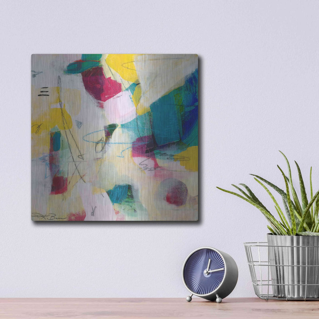 'Oide 3' by Pamela Beer – Metal Wall Art, 12x12 room view