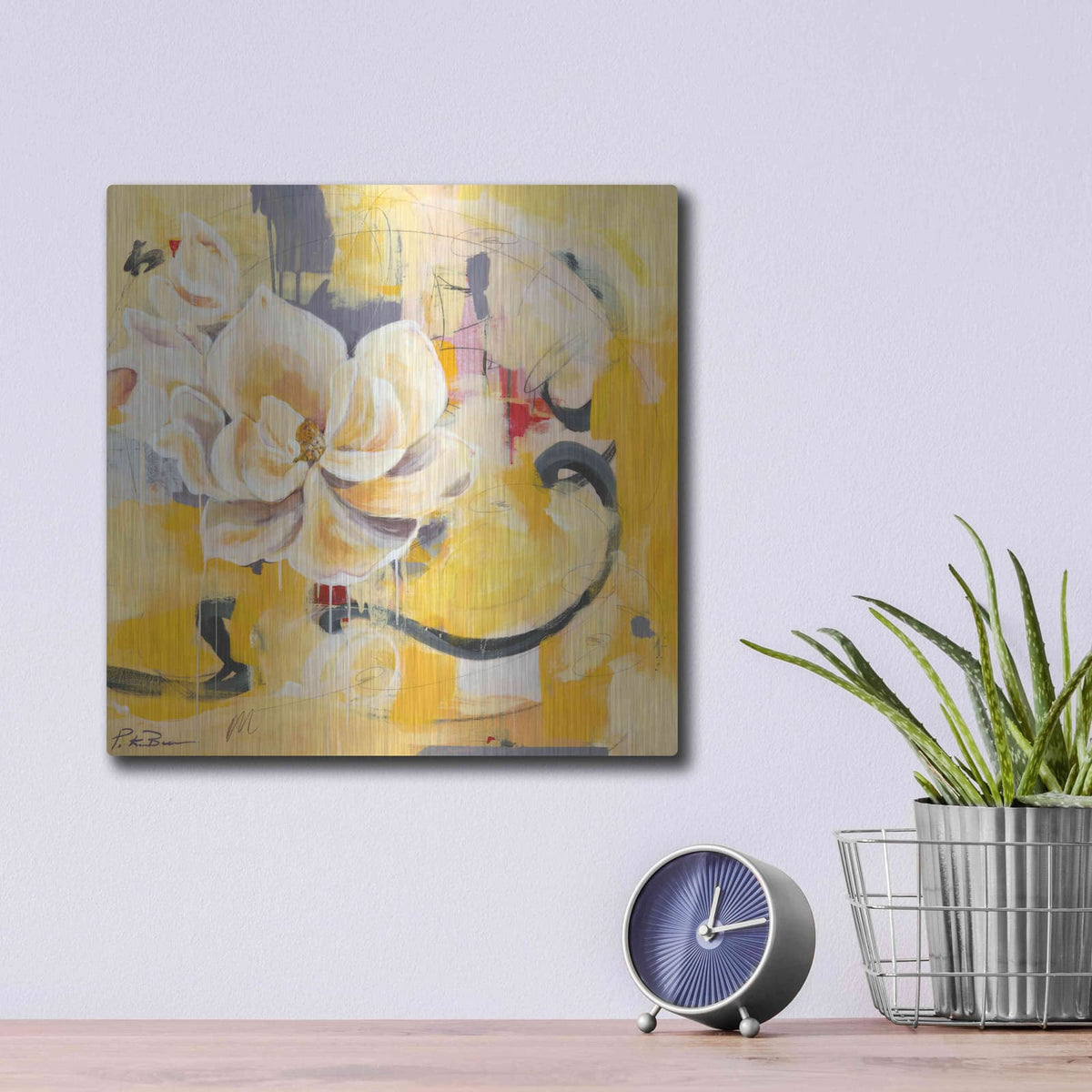 'Southern Charm' by Pamela Beer – Metal Wall Art, 12x12 room view