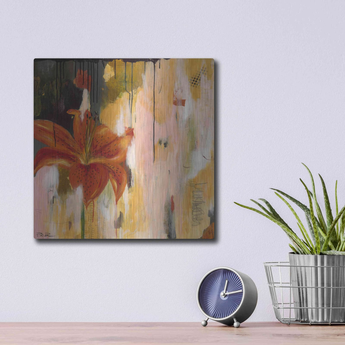 'Stargazing' by Pamela Beer – Metal Wall Art, 12x12 room view