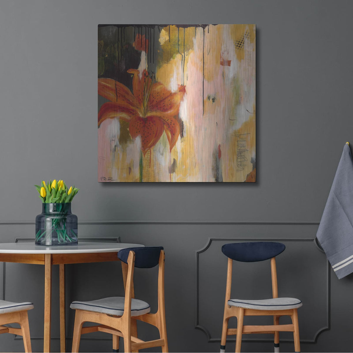 'Stargazing' by Pamela Beer – Metal Wall Art, 36x36 room view