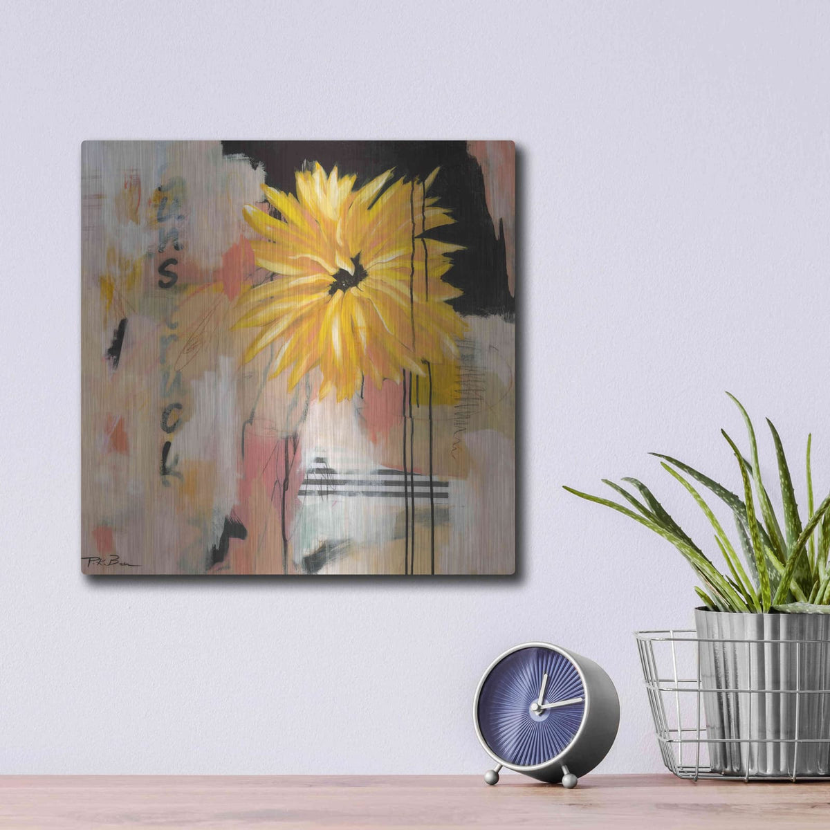 'Sunstruck' by Pamela Beer – Metal Wall Art, 12x12 room view