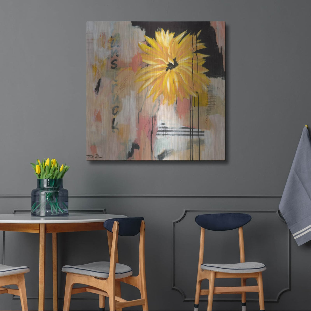 'Sunstruck' by Pamela Beer – Metal Wall Art, 36x36 room view