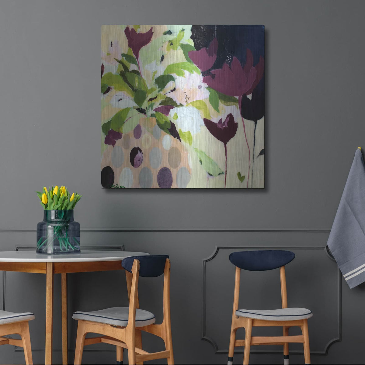 'Amelia' by Pamela Beer – Metal Wall Art, 36x36 room view