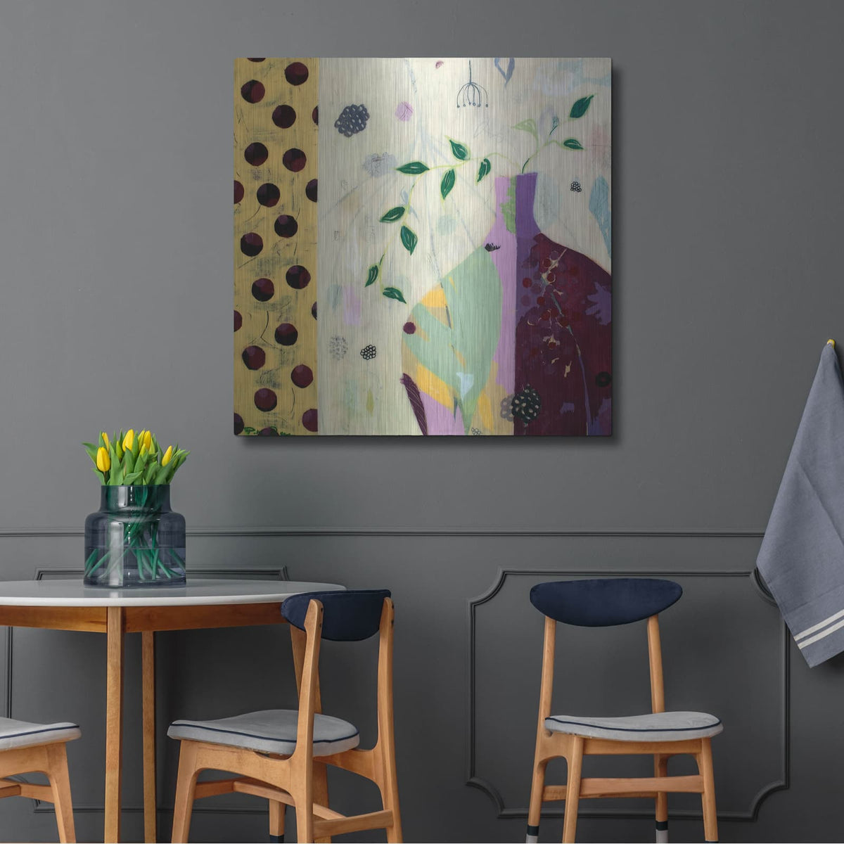 'Charlotte' by Pamela Beer – Metal Wall Art, 36x36 room view
