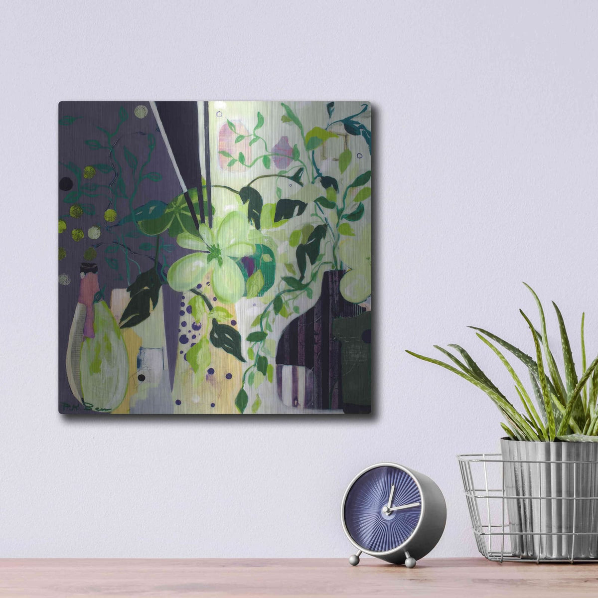 'Constance' by Pamela Beer – Metal Wall Art, 12x12 room view