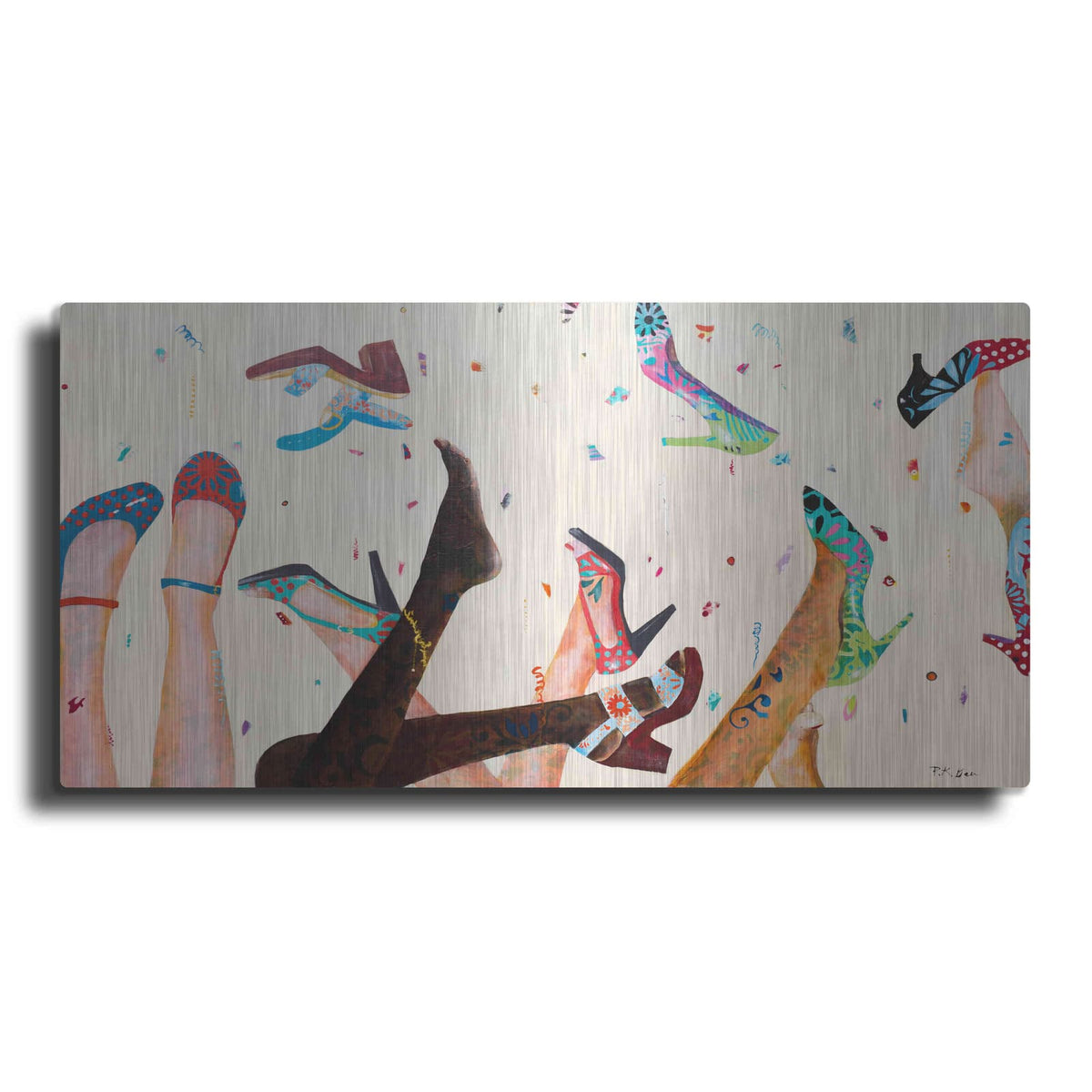 'Opening Day at the Salon' by Pamela Beer – Metal Wall Art