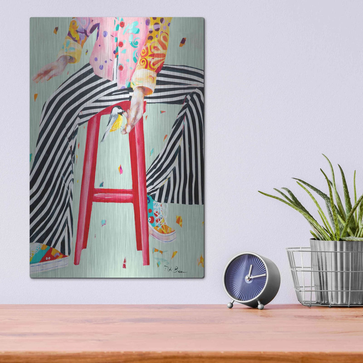 'The Storyteller' by Pamela Beer – Metal Wall Art, 12x16 room view