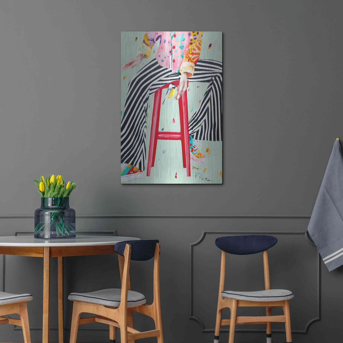 'The Storyteller' by Pamela Beer – Metal Wall Art, 24x36 room view
