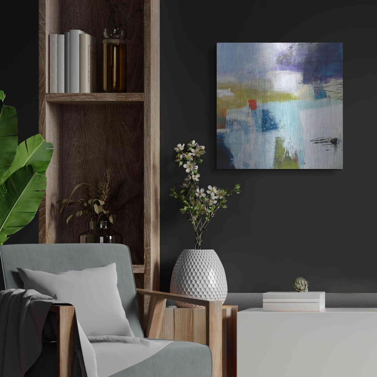 'Assurance' by Pamela Beer – Metal Wall Art, 24x24 room view