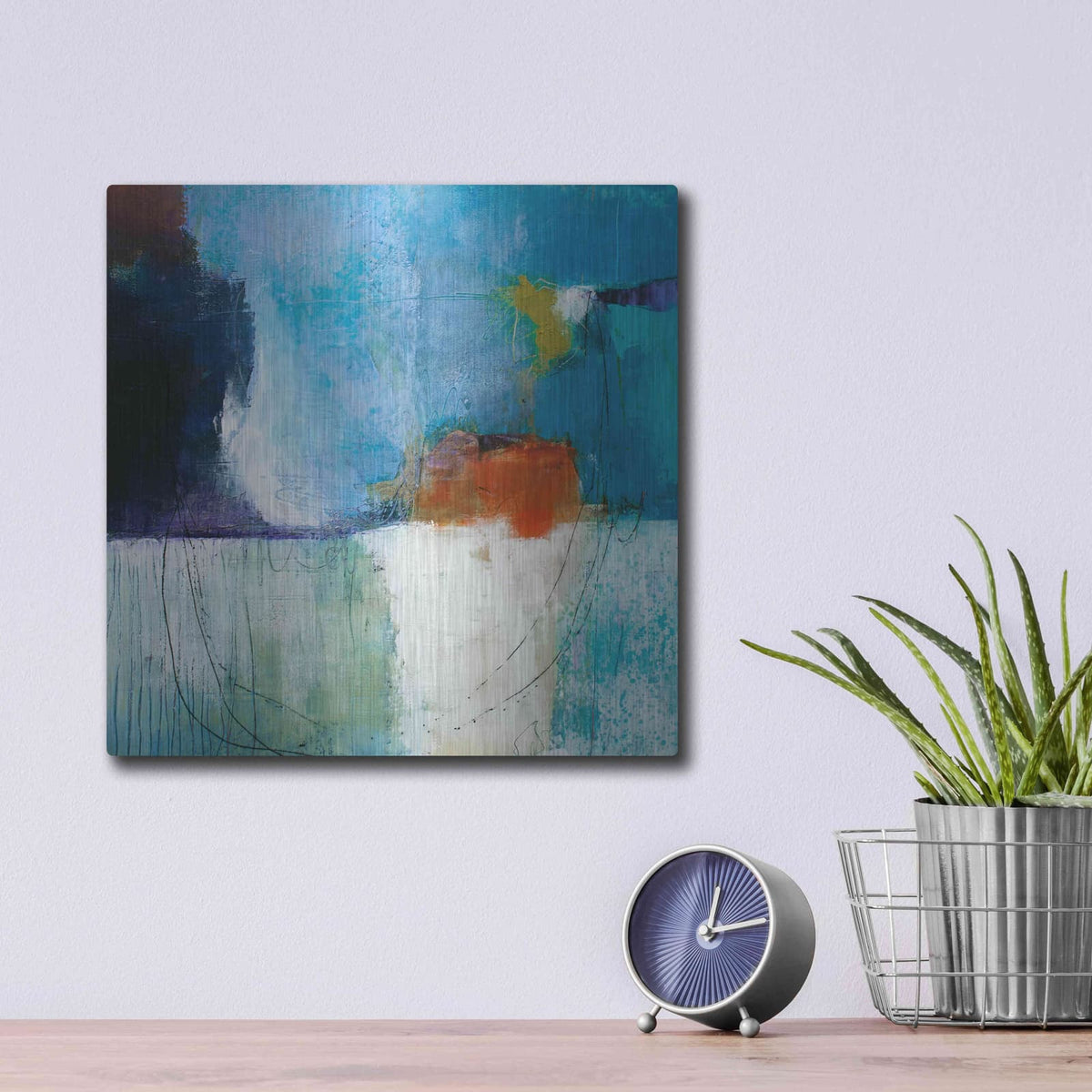 'Faith' by Pamela Beer – Metal Wall Art, 12x12 room view