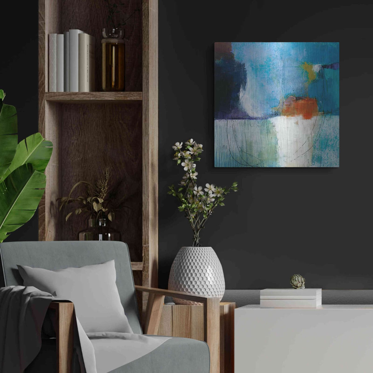 'Faith' by Pamela Beer – Metal Wall Art, 24x24 room view