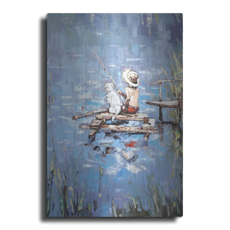 'Fishermen' by Alexander Gunin – Metal Wall Art