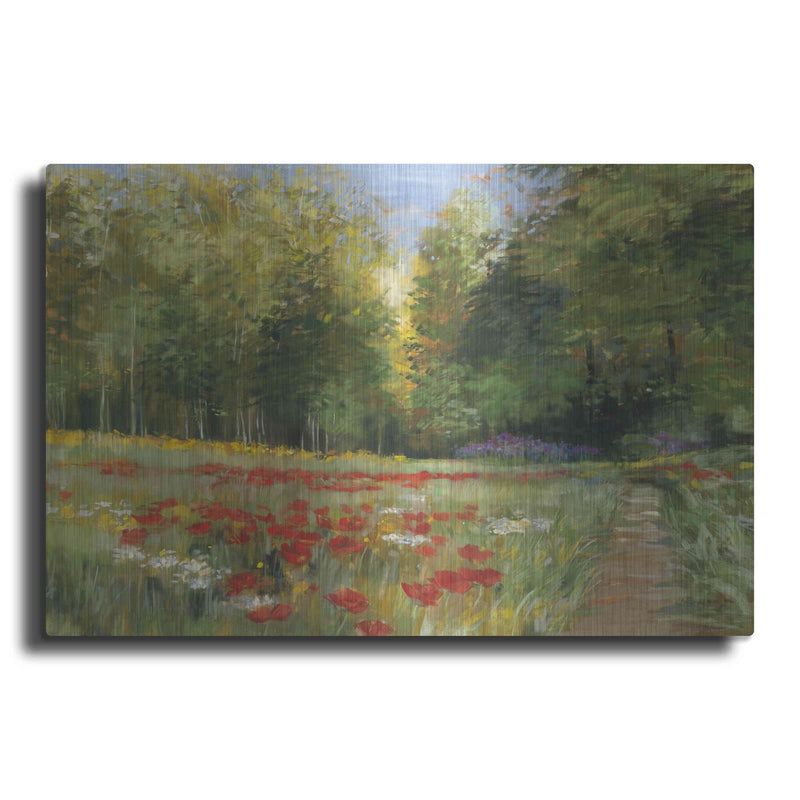 'Field Of Flowers Crop' by Carol Rowan – Metal Wall Art