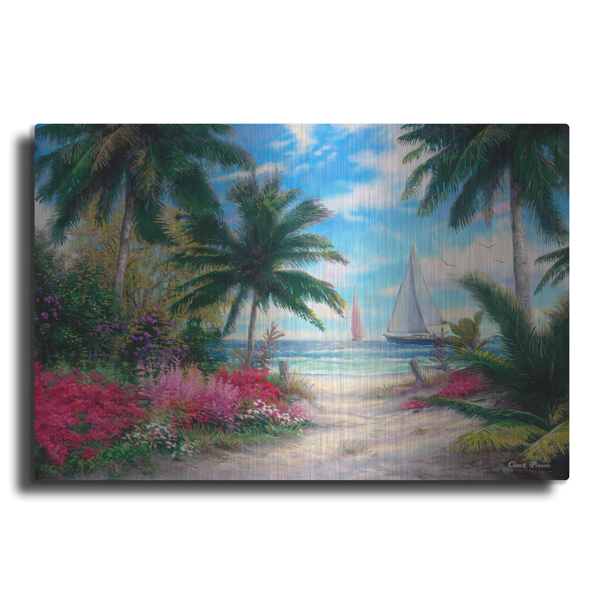 'Sea BreezeTrail' by Chuck Pinson – Metal Wall Art