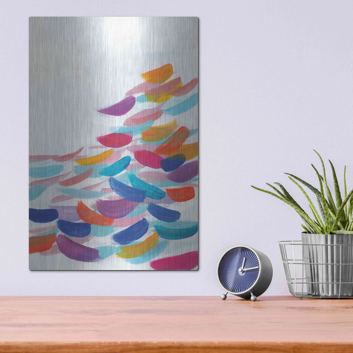 'Drift Bright' by Jo Maye – Metal Wall Art, 12x16 room view