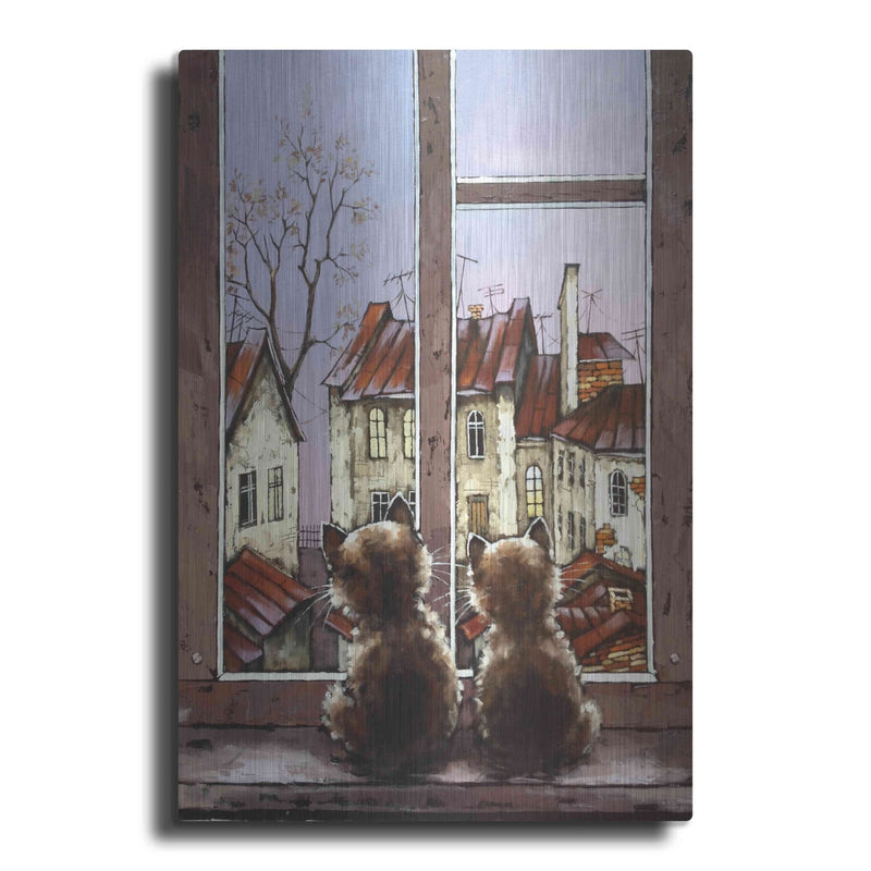 'The Neighborhood' by Alexander Gunin – Metal Wall Art