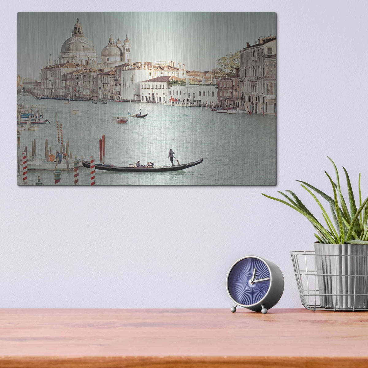 'Grand Canal' by Keri Bevan – Metal Wall Art, 16x12 room view