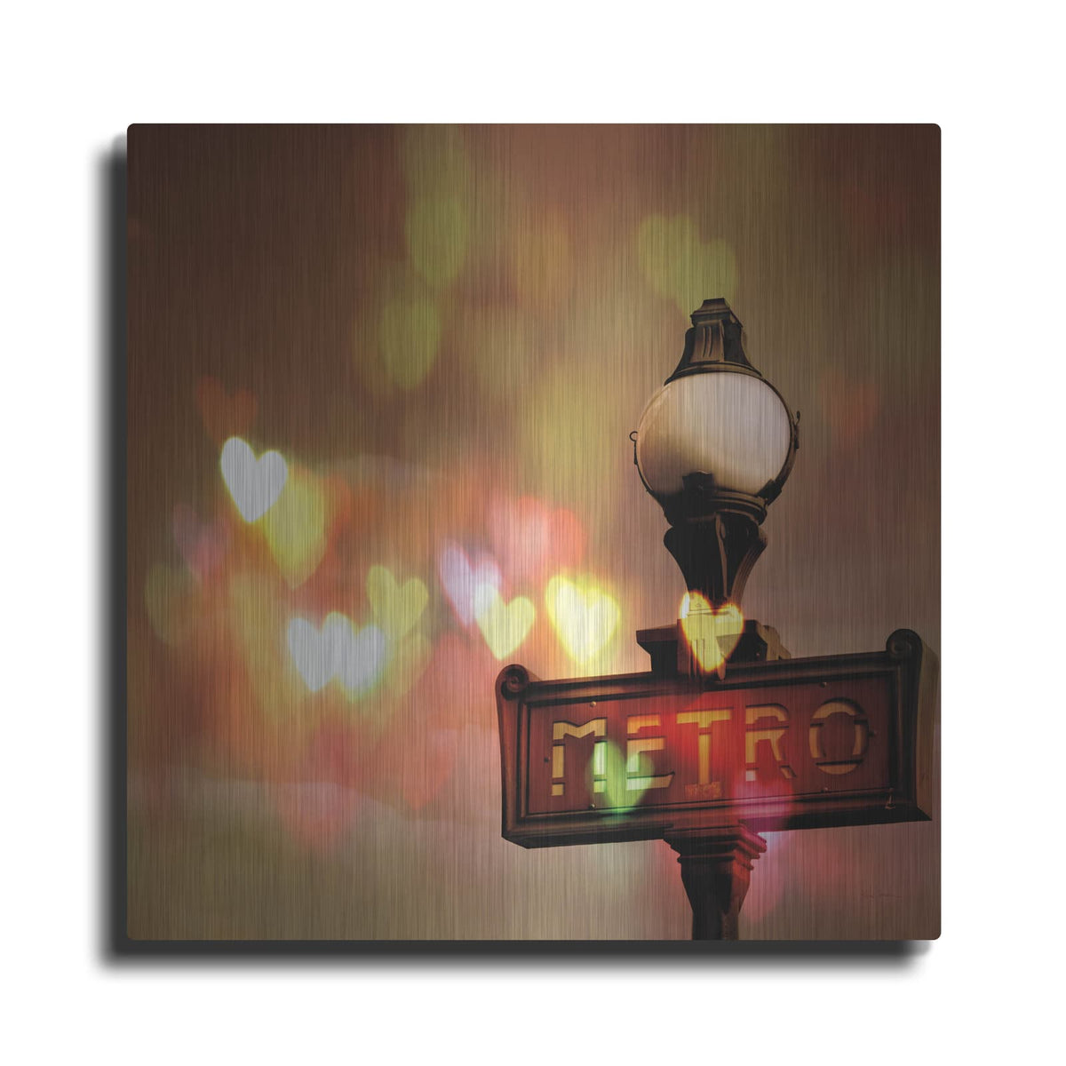 'Night Life Paris' by Keri Bevan – Metal Wall Art