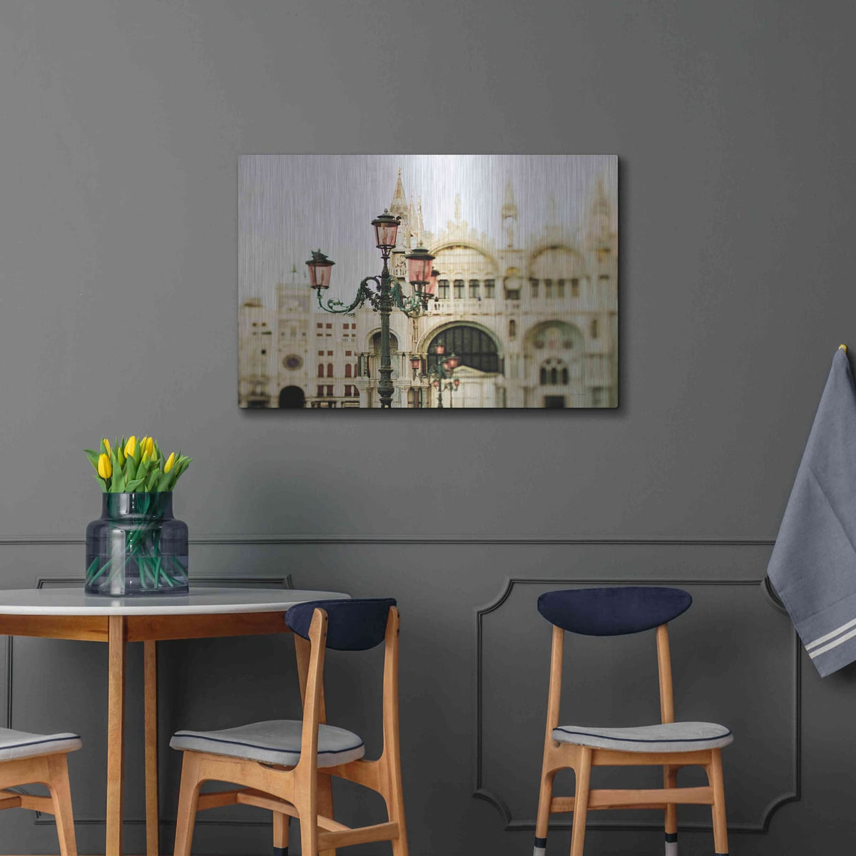 'A Venetian Concerto' by Keri Bevan – Metal Wall Art, 36x24 room view