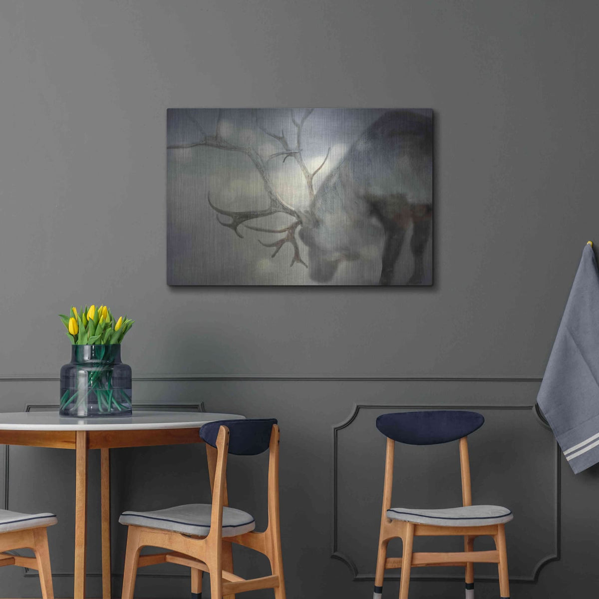 'If On A Winters Night' by Keri Bevan – Metal Wall Art, 36x24 room view