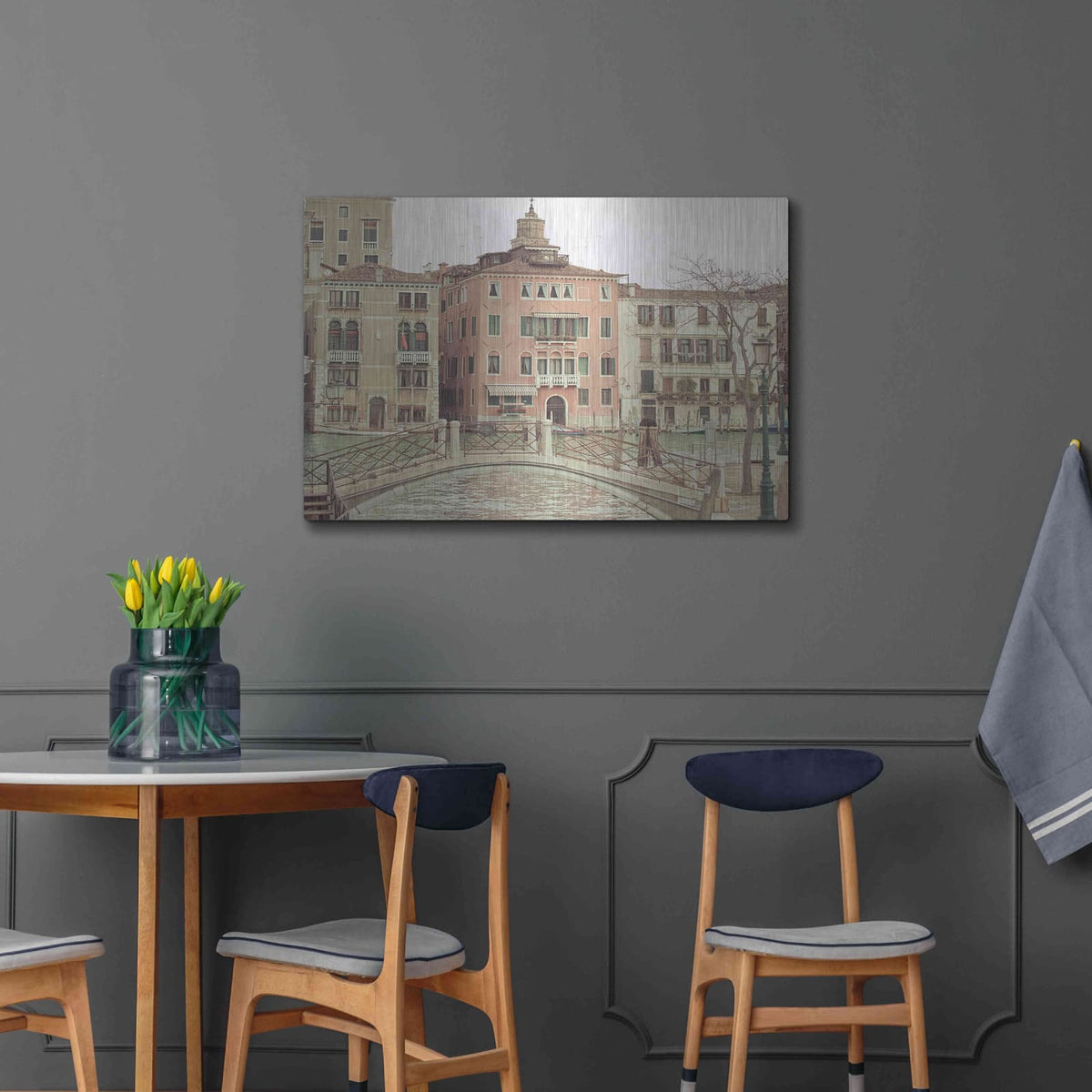 'Sunday Morning In Venice' by Keri Bevan – Metal Wall Art, 36x24 room view