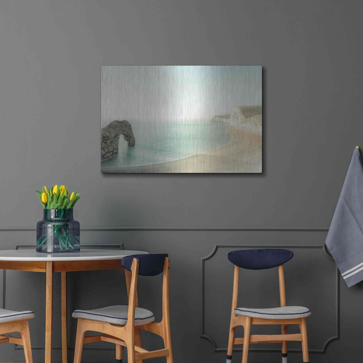 'The Jurassic Coast' by Keri Bevan – Metal Wall Art, 36x24 room view