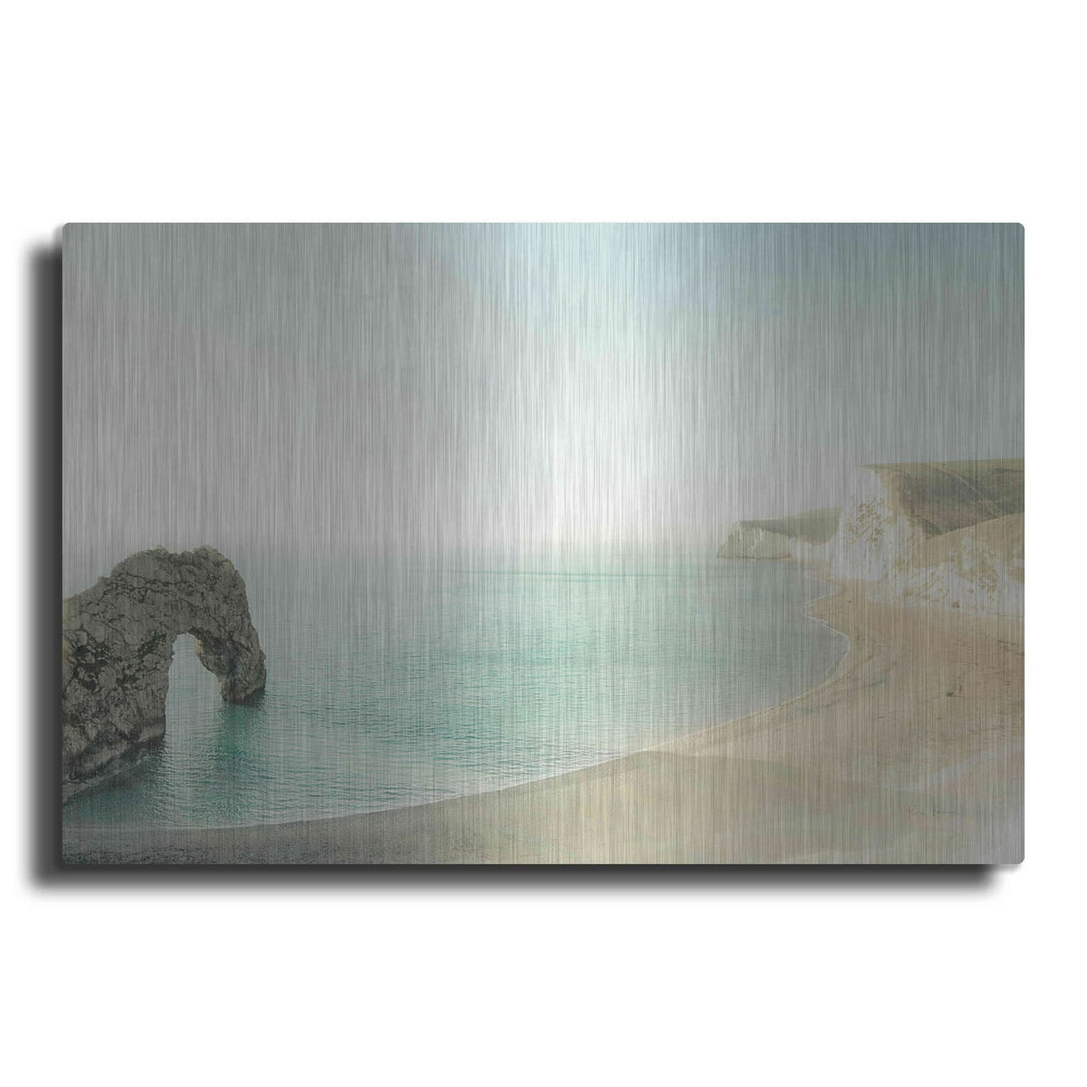 'The Jurassic Coast' by Keri Bevan – Metal Wall Art
