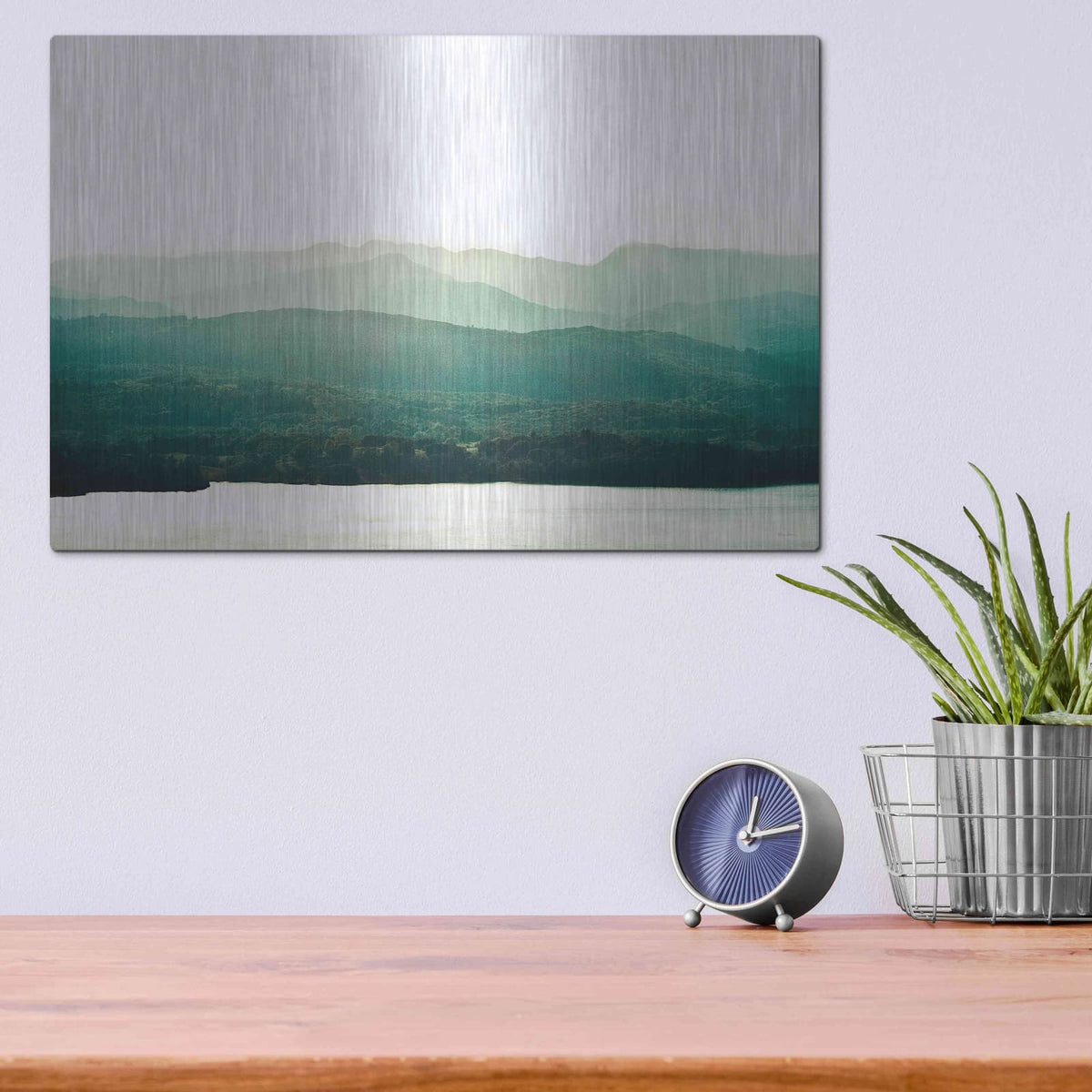 'A Watercolor Wash Of Light' by Keri Bevan – Metal Wall Art, 16x12 room view