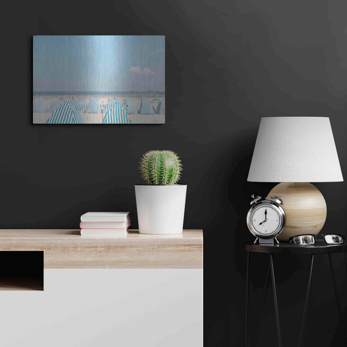 'French Holidays' by Keri Bevan – Metal Wall Art, 24x16 room view