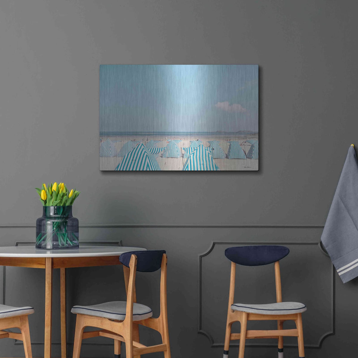 'French Holidays' by Keri Bevan – Metal Wall Art, 36x24 room view