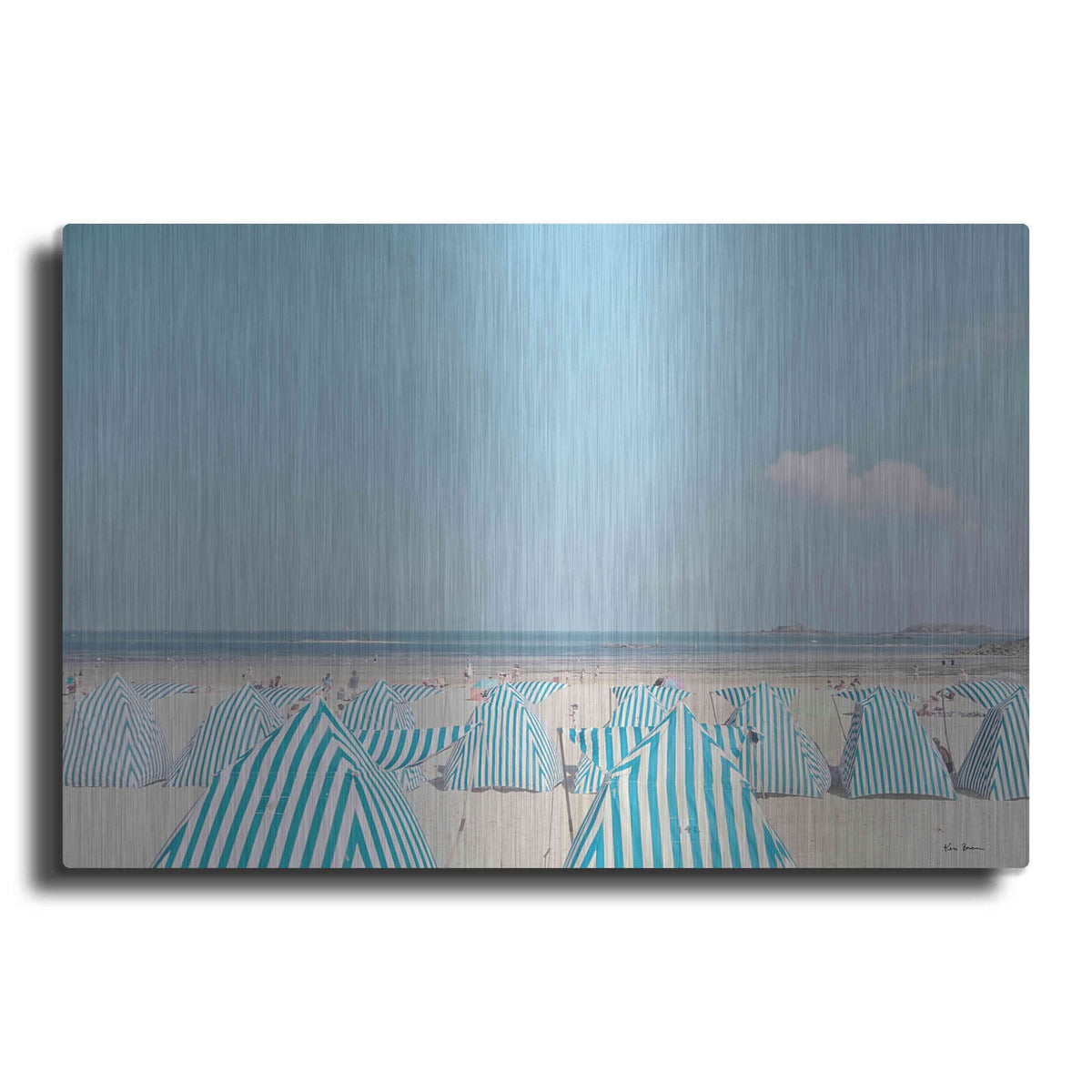 'French Holidays' by Keri Bevan – Metal Wall Art