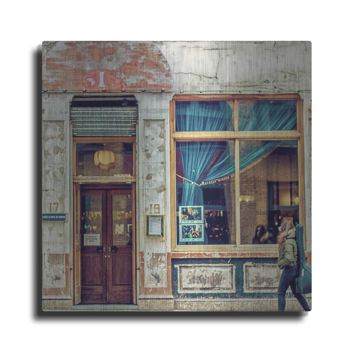'Dalston Pub' by Keri Bevan – Metal Wall Art