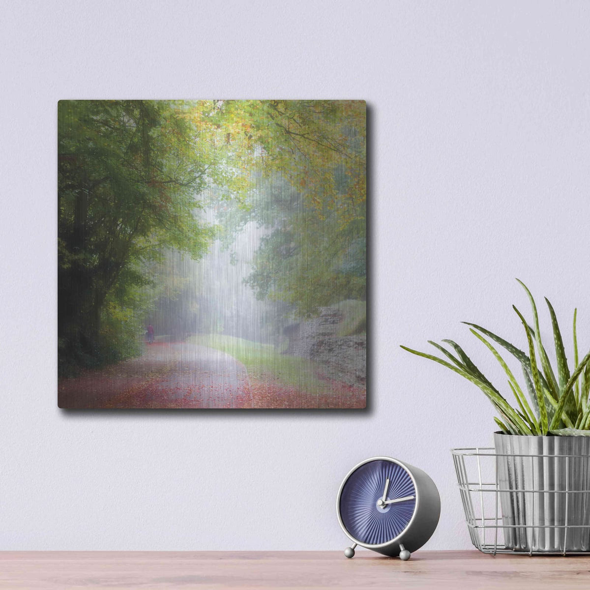 'Into The Light' by Keri Bevan – Metal Wall Art, 12x12 room view